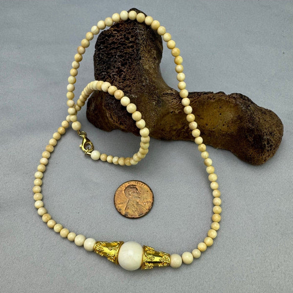 Mammoth Ivory Graduated Necklace (B)