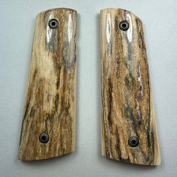 1911 Mammoth Ivory Bark Grips (1B) NEW! SOLD 8/9/25