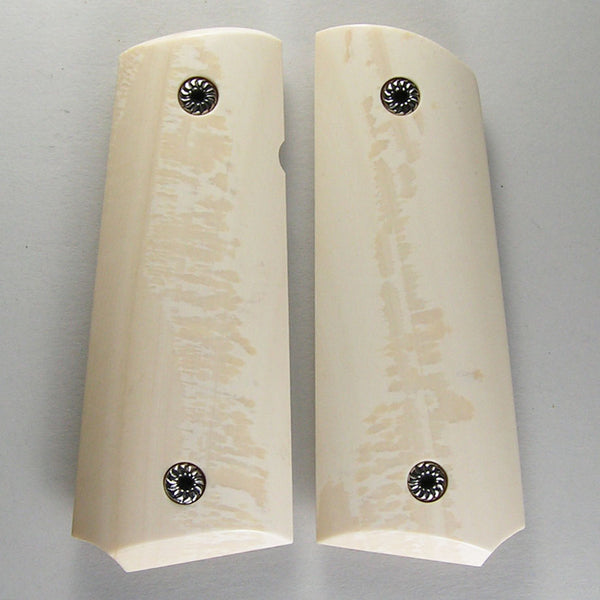 1911 Compact Model Slimline Mammoth Ivory Grips