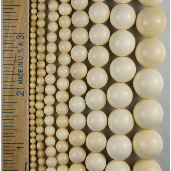 Mammoth Ivory 8mm Bead Singles