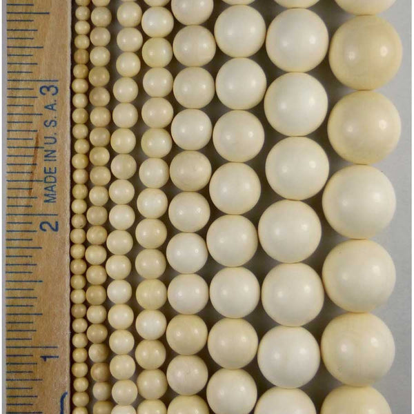 Mammoth Ivory 7mm Bead Singles