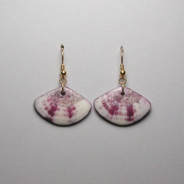 Fossil Walrus Gemtone Earrings Pair
