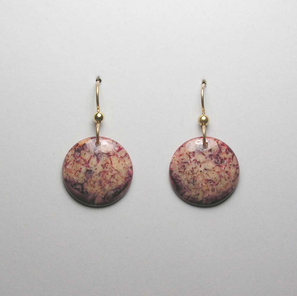 fossil walrus ivory earrings