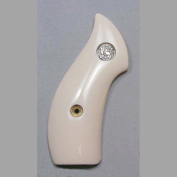 S&W simulated ivory grips
