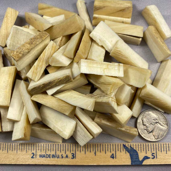 Narwhal Ivory 1/4" Short Wedges - (C)