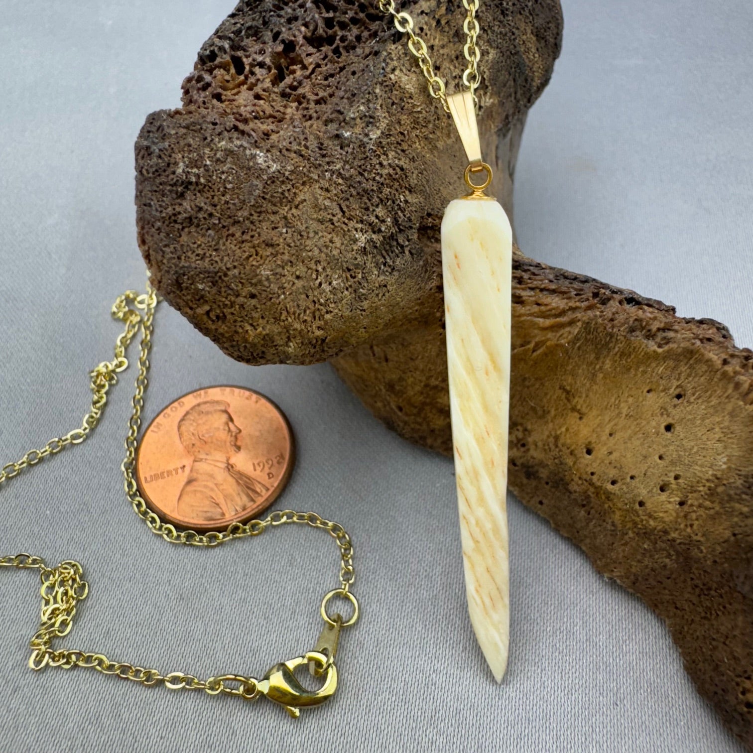 Narwhal Ivory Pendant 4 - Sold 4.14.25
