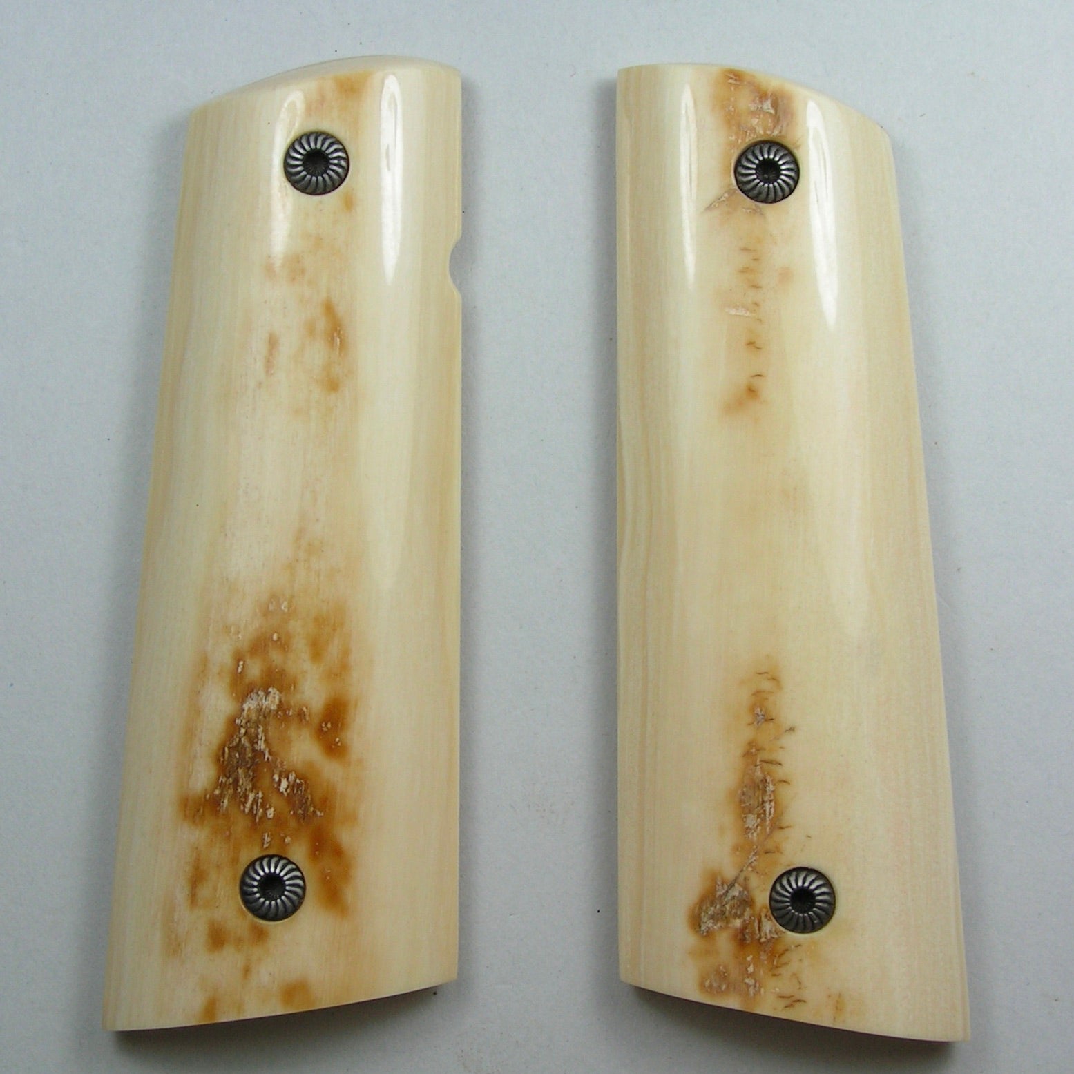 1911 Mammoth Ivory Bark Grips (2B) NEW!
