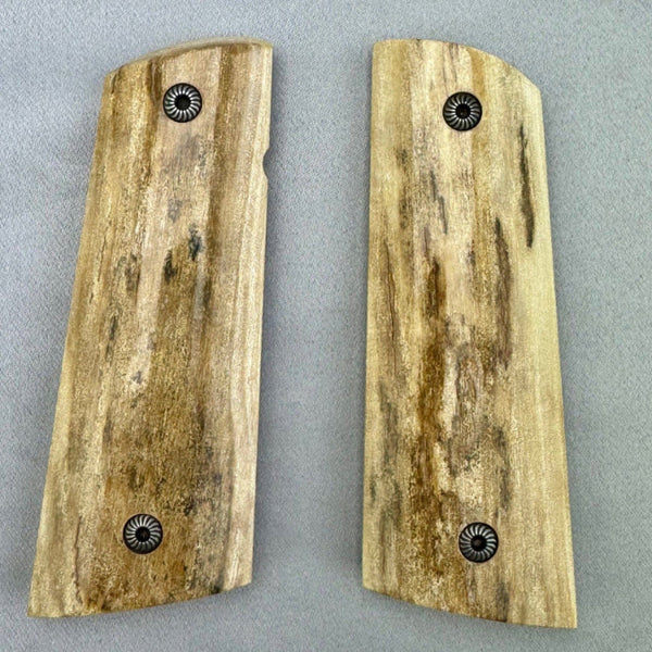 1911 Mammoth Ivory Bark Grips (13B) NEW!