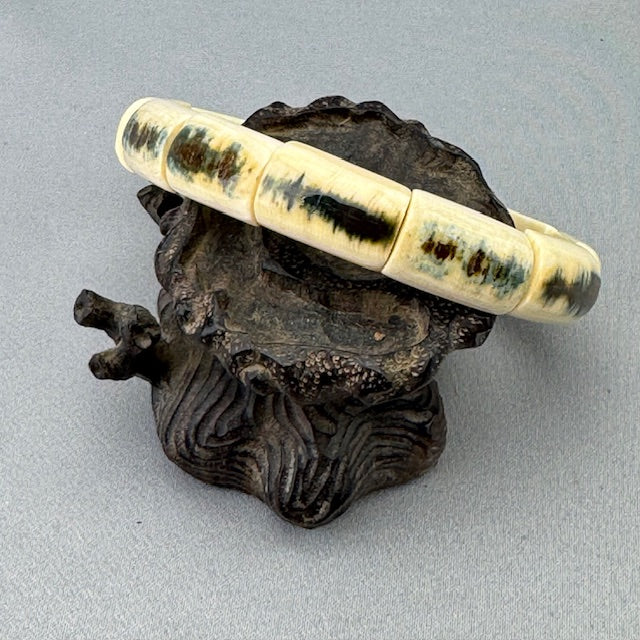 Mammoth Ivory Bark Bracelet 1/2"- 41