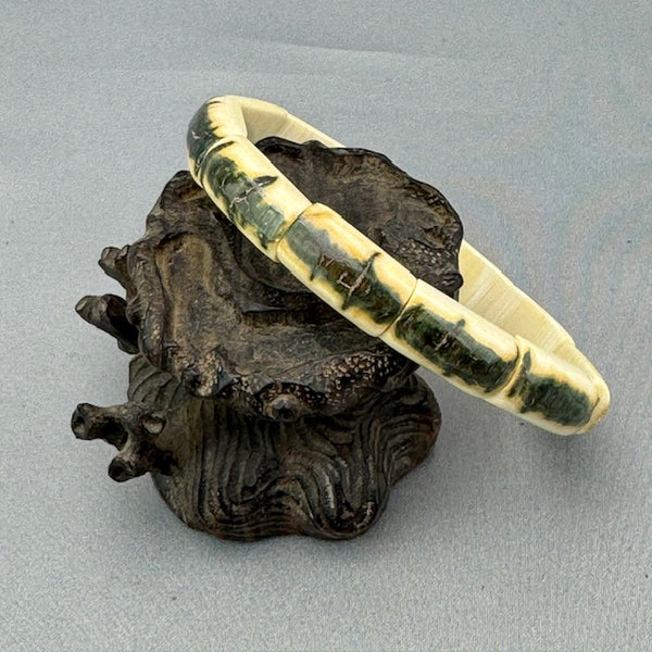 Mammoth Ivory Bark Bracelet 3/8"- 36