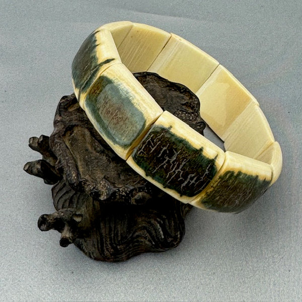 Mammoth Ivory Bark Bracelet 3/4"- 21