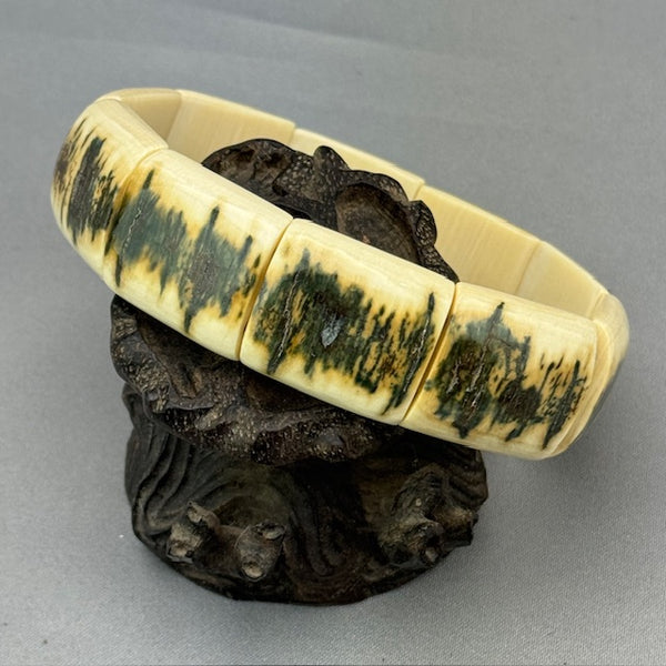 Mammoth Ivory Bark Bracelet 3/4"- 19 