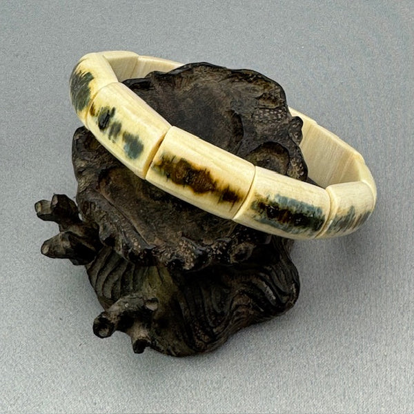Mammoth Ivory Bark Bracelet 1/2"- 40