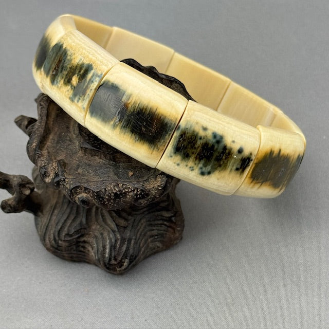 Mammoth Ivory Bark Bracelet 3/4"- 15