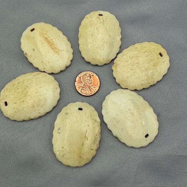 Bone Blank Lot for Scrimshaw Lot of 5pcs. - 05