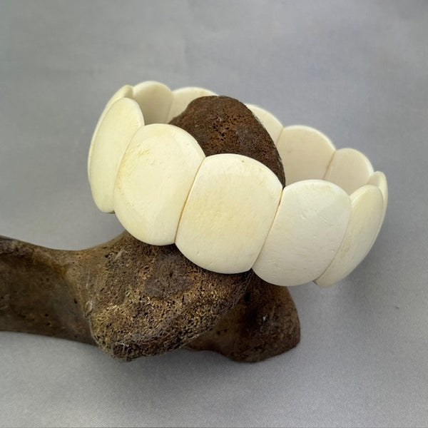Bone Panel Domed Bracelet Scrimshaw Ready-07