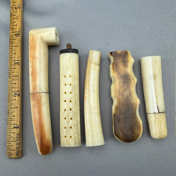 Vintage Walrus Ivory Handle Lot - 66