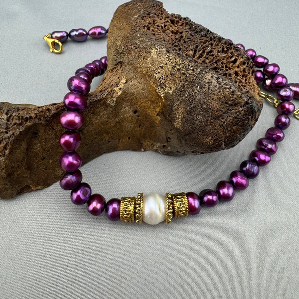 Fresh Water Pearl Adjustable Length Necklace 10