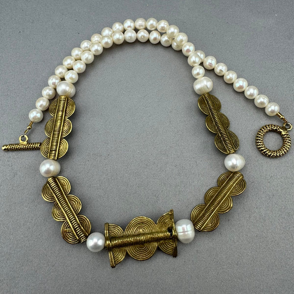 Fresh Water Pearl Necklace - 12