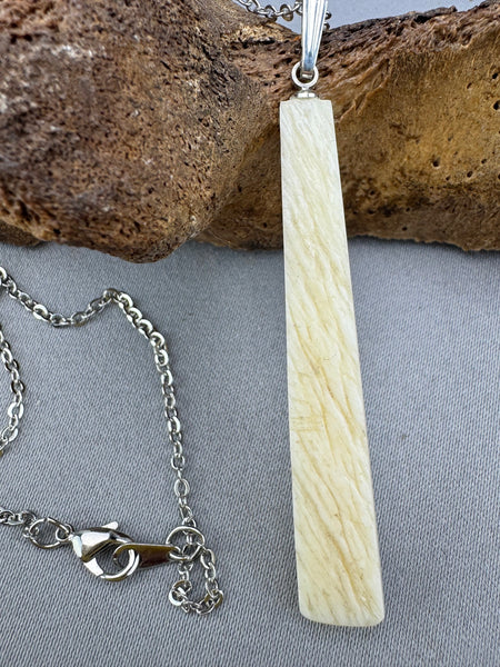 Pre 1972 Narwhal Ivory Pendant 17 NEW!