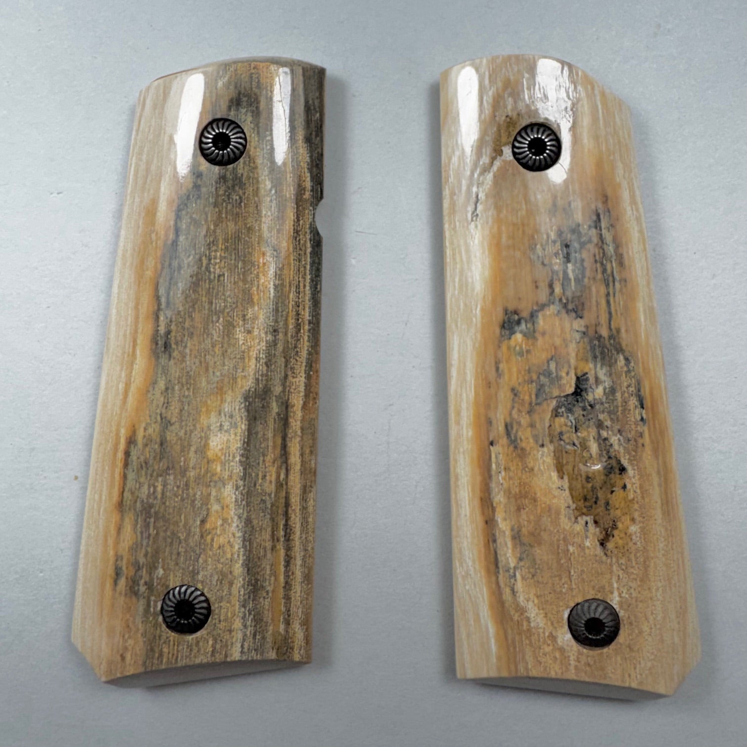1911 COMPACT Mammoth Ivory  Bark Grips OM13 NEW!
