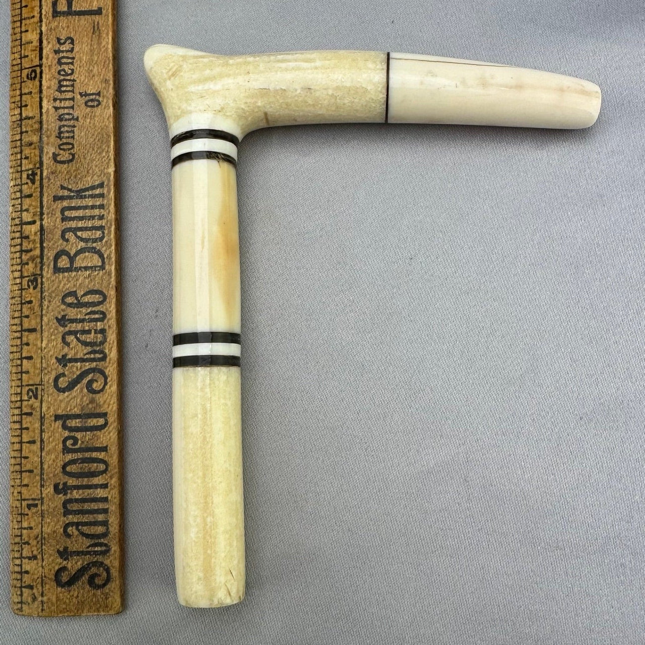 Vintage Walrus Ivory Riding Crop - 65
