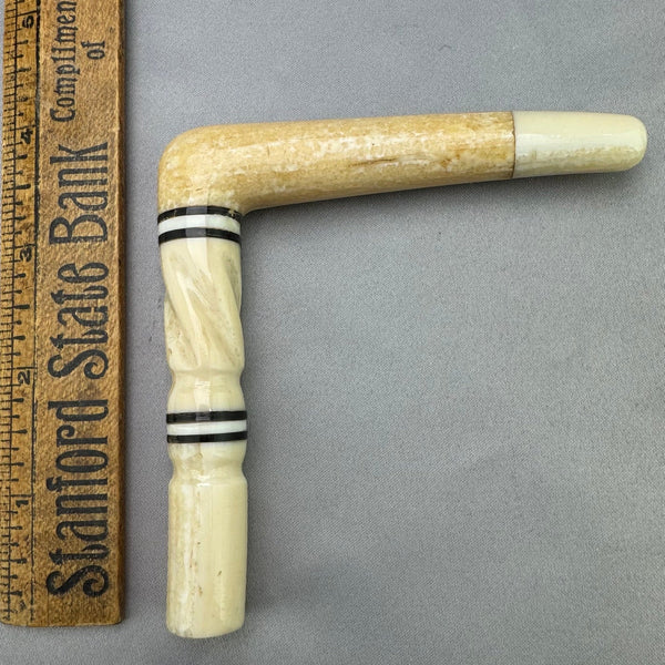 Vintage Walrus Ivory Riding Crop - 68
