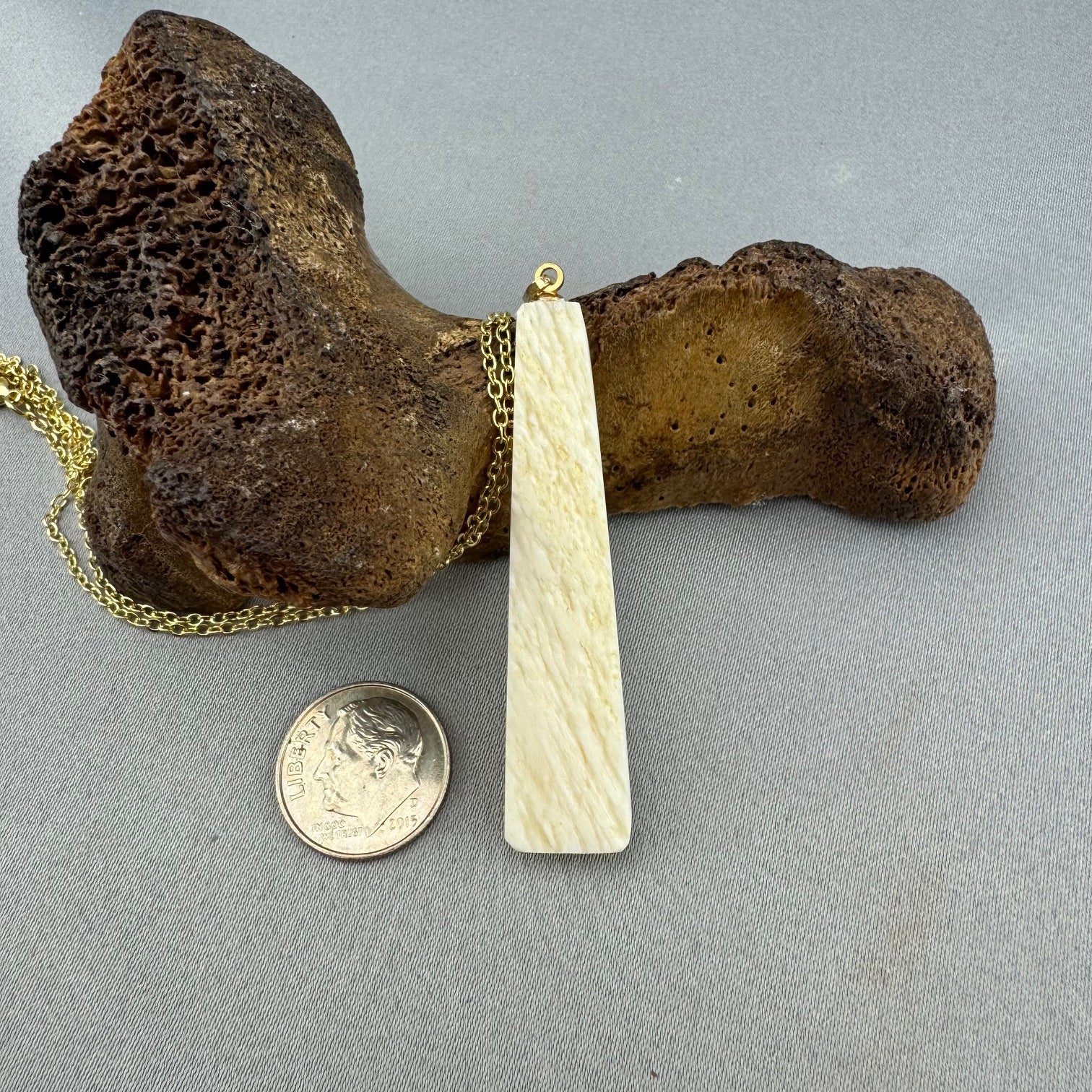 Narwhal Ivory Pendant 17