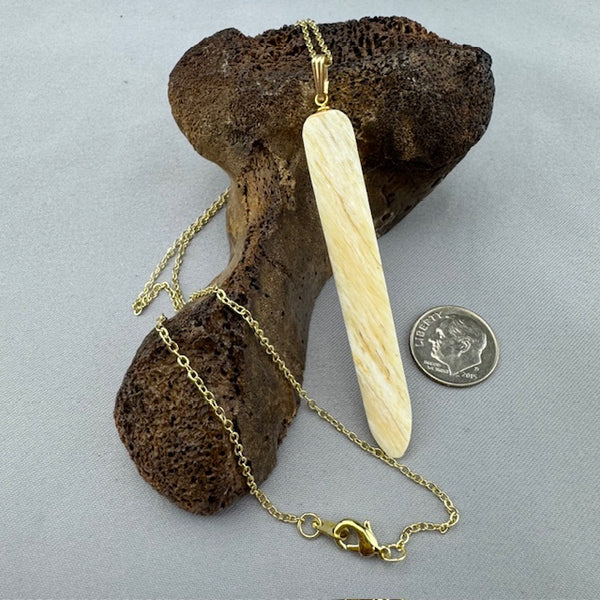 Narwhal Ivory Pendant 17