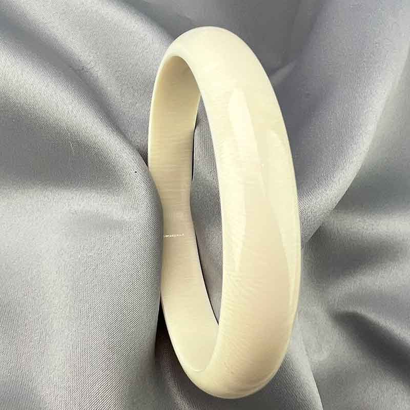 Mammoth Ivory Bangle Bracelet 1/2" -18