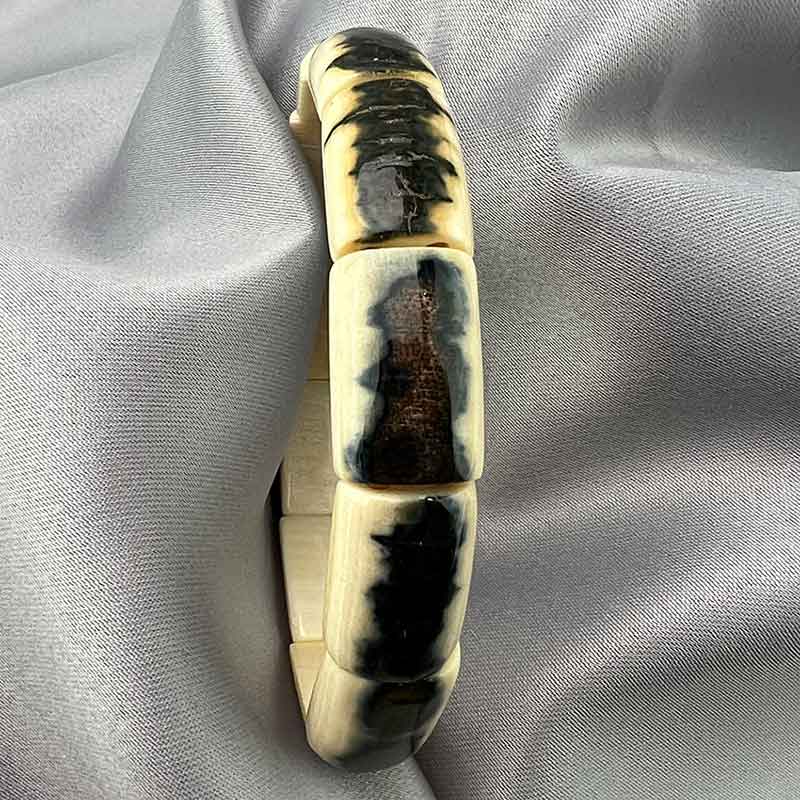 Mammoth Ivory Bark Bracelet 1/2"- 03