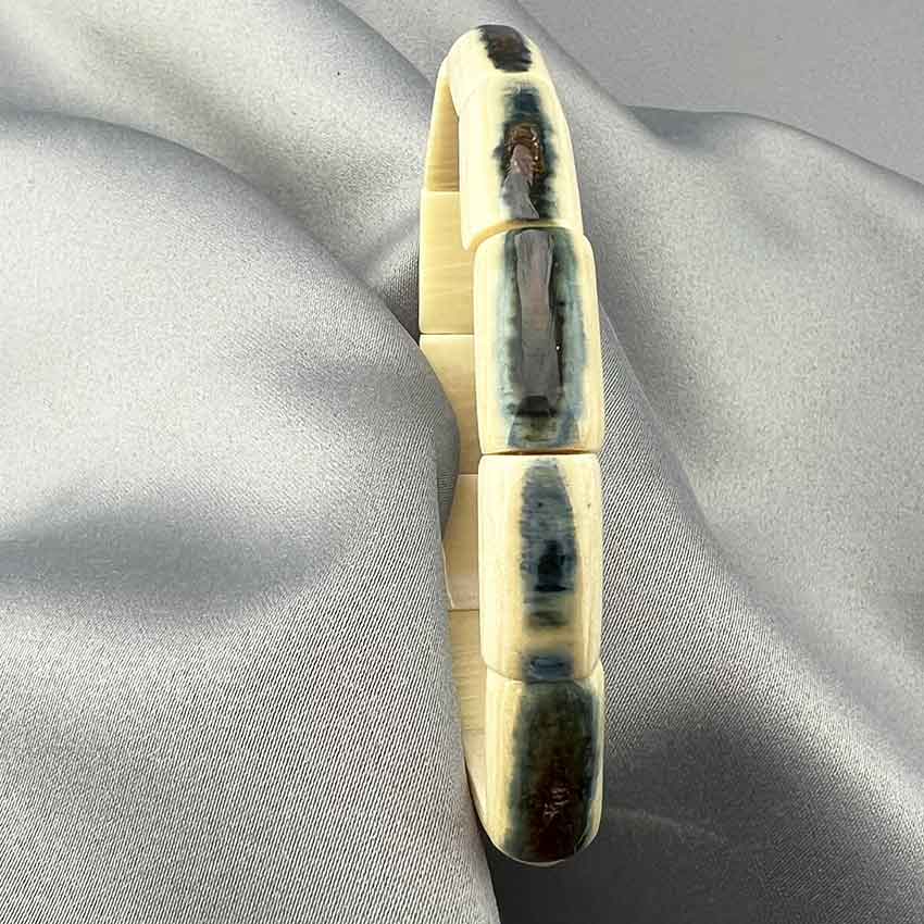 Mammoth Ivory Bark Bracelet 3/8"- 16