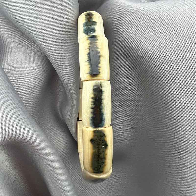 Mammoth Ivory Bark Bracelet 1/2"- 29