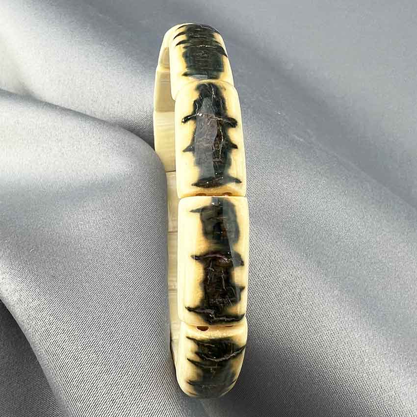 Mammoth Ivory Bark Bracelet 3/8"- 36