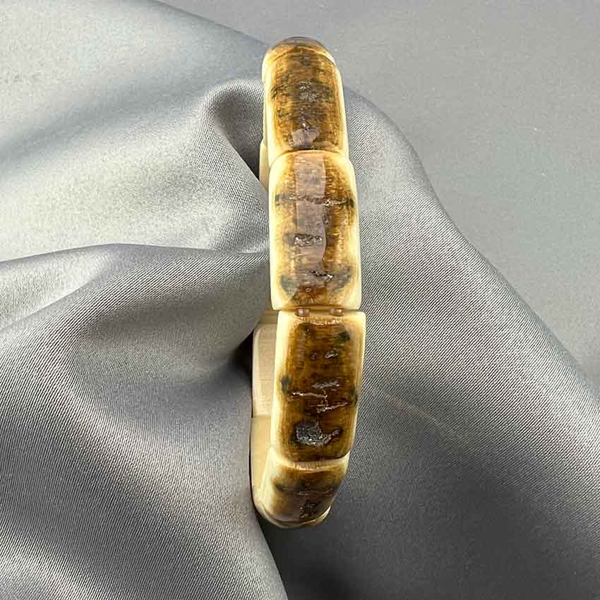 Mammoth Ivory Bark Bracelet 3/8"- 37