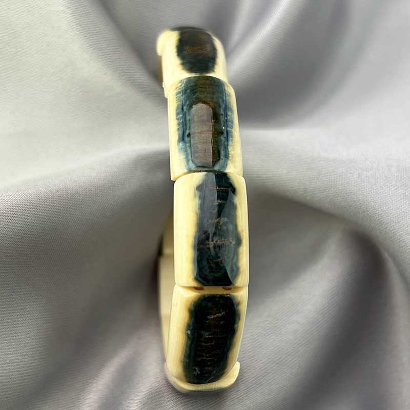 Mammoth Ivory Bark Bracelet 1/2"- 40