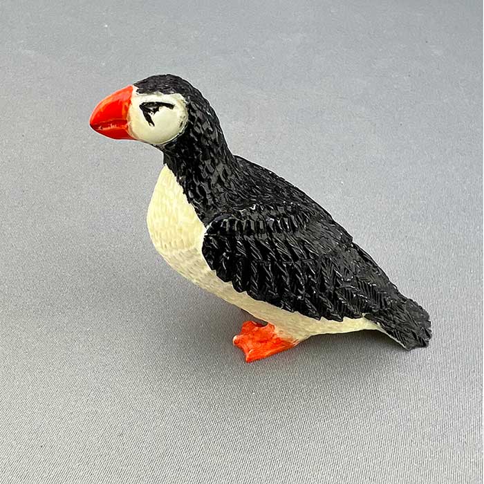 Carved Puffin